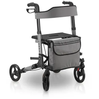 Juskys 	Aluminium Rollator Vital mit Sitz Grau 