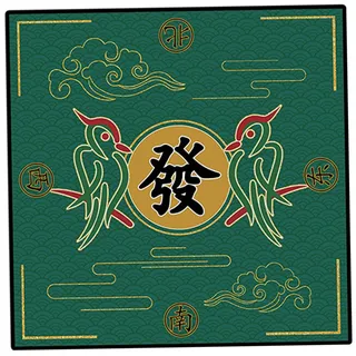 XJKLBYQ Mahjong Mat, Mahjong Table Matte, 27,6x27.6 '' Anti -Slip- und Geräuschreduktionstischabdeckung für Mahjong, Poker, Kartenspiele, Brettspiele, Slip -Widerstandsmatte