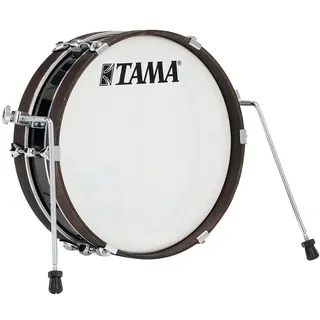 TAMA Club-Jam Pancake Bassdrum 18" x 4"- Hairline Black/Chrom HW, LJKB18H3-HBK