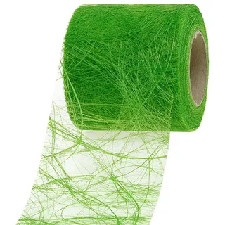 S.I. ZWARTZ BV Tischläufer Vlies Deko Tischband 8cm x 25m Grün für Ostern, Floristik grün