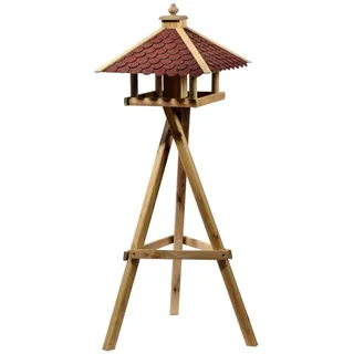 dehner natura premium Futterhaus Brixen, inkl. Ständer Ellmau, ca. B68/H144/T62 cm