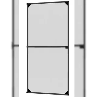 hecht International Teleskop-Türbausatz 100x210cm anthrazit