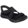 GO WALK FLEX SANDAL-GLIMMER UP Schwarz 42