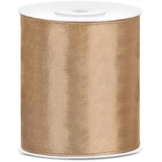 deco window Satinband Gold 25 m x 10 cm