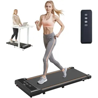 Vevor Laufband unter den Schreibtisch, Laufband zum Arbeiten, funktionierendes Laufband mit 120 kg, Tragkraft, tragbares Pad mit 2,5 PS, Geschwindigkeit 1-6 km/h, Tragfähigkeit
