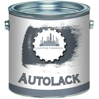 Lausitzer Farbwerke traditioneller 2-Komponenten Autolack mit passendem Härter - glänzend - MADE IN GERMANY - extrem Wiederstandfähig - hochdeckend (Steingrau RAL 7030, 5 L)