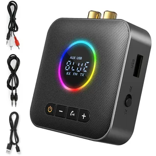 AXFEE Bluetooth 5.4 HiFi Empfänge, 2-in-1 Bluetooth 5.4 Sender & Empfänger