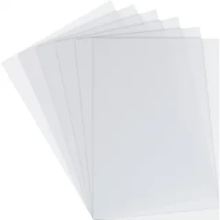 Schild I Milchglasfolie für Türschild Monaco A6, blanko, zum Selbstbeschriften, 10/VE