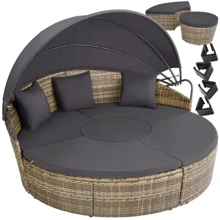 Tectake Sonneninsel Rattan natur