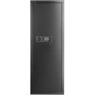 Waffenschrank Gewehrtresor 6–8 Gewehre Tastenfeld Herausnehmbares Regal