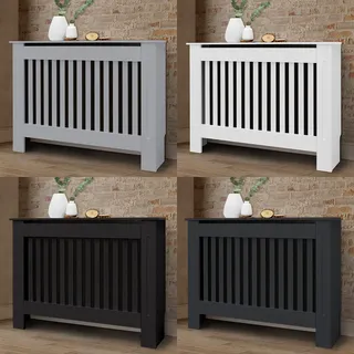 ECD Germany Heizungsabdeckung Heizkörperverkleidung MDF