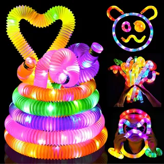 EUCOCO Mitgebsel Kindergeburtstag 3 4 5 6 7 8 9 10 Jahre Mädchen, Weihnachts Leuchtstäbe Spielzeug ab 5-10 Jahre Junge Knicklichter Party Set Junge Give Aways Kindergeburtstag Gastgeschenke Karneval