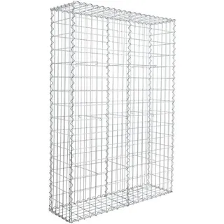 Estexo Gabione Steingabione Steinkorb 100x200x30 cm Gabionenwand Gabionenkorb Drahtkorb