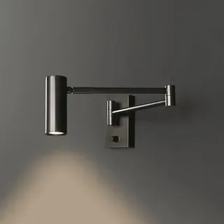 LED-Wandlampe, modern, verstellbar, für Schlafzimmer, faltbare Wandleuchten mit Schwenkarm, Ein-/Aus-Schalter, Leselampe an der Wand für Kücheninsel, Arbeitszimmer, Lesen, Nachttisch, Schlafzimmer (Fa