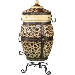 Tandoor Marakesch Tandir, Tandyr, Gartenkamin, Tandoor von Grand Tandyr – Multitalent für gesundes Kochen, Grillen & Backen | Holzbeheizt