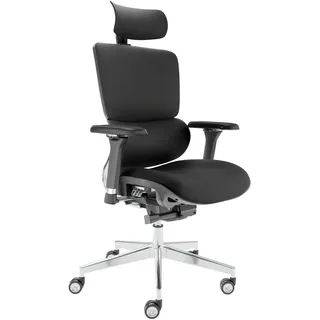 clouvou MasterSeat Bürostuhl Ergonomisch – Schwarz