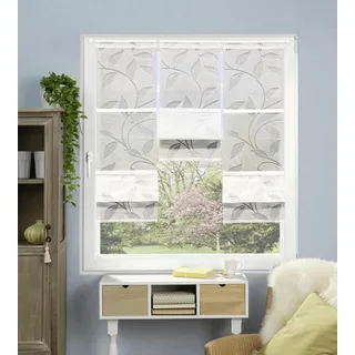 Heine HOME Wohnideen Magnetrollo Ausbrenner Bambus RANA, weiß