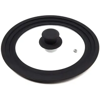 Michelino Silikon-Glasdeckel für Ø 24-26-28 cm Topfdeckel Pfannendeckel