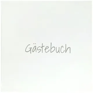 GUESS Gästebuch Hardcover weiß, 80 Seiten