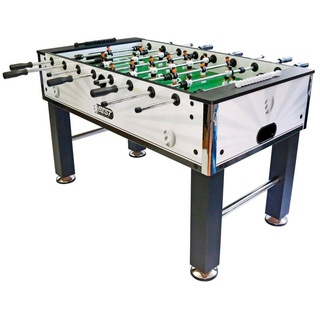 Best Sporting Tischkicker Premium mit großem Spielfeld, weiß-schwarz