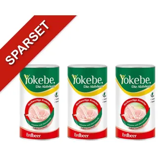 Yokebe Erdbeer - Diätshake zur Gewichtsabnahme - mit Protein