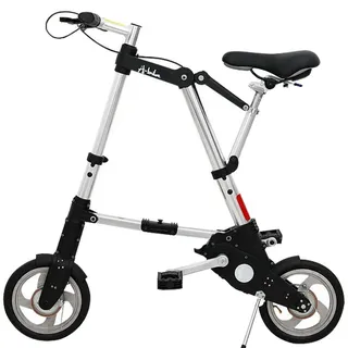 Kcolic Mini Faltrad, Ultraleichtes Tragbares 8/10-Zoll Faltrad Für Erwachsene Studenten, Faltbares Pendlerrad Für Outdoor Sport Radfahren Reisen Und Pendeln C,10in