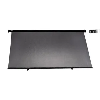 Alca alca® Auto-Sonnenrollo 52x55 cm, mit Einhand-Einrollfunktion Sonnenrollos mit UV-Schutz, zum Anschrauben (inkl. Schrauben), Sonnenschutz für Baby...