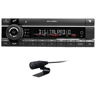 Axion MCR 1120 DAB+ Autoradio 1 DIN mit Bluetooth/USB/AUX