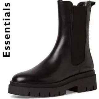 Damen Stiefel Leder schwarz 42