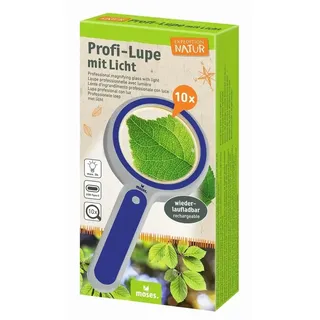 Moses Expedition Natur Profi-Lupe mit Licht 10x USB-C