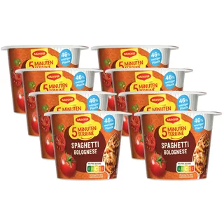 Maggi® 5 Minuten Terrine Spaghetti Bolognese Fertiggericht 8x 60,0 g