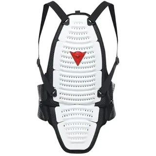 Dainese - Junction Wave 02, Ski- und Snowboard-Rückenprotektor mit Hosenträgern, Mann, Weiß, M