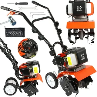 Benzin Bodenfräse Gartenhacke Kultivator Motorhacke Gartenfräse Bodenhacke 30 cm