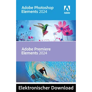 Adobe Photoshop Elements + Premiere Elements 2024 Win/MAC