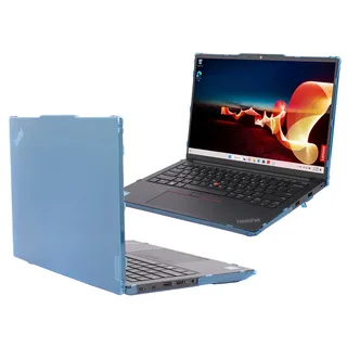 mCover Hartschalen-Schutzhülle, nur kompatibel mit Lenovo ThinkPad E14 Gen 5 / Gen 6 Windows Notebook-PC (mit 180°-Scharnier, nicht für andere Lenovo-Modelle geeignet), Aqua