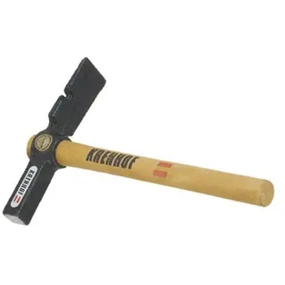 KRENHOF Maurerhammer mit Holzstiel und Nagelzieher 500 g