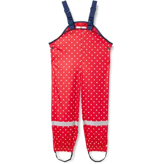 Playshoes Regenlatzhose mit Punkten rot | Gr.: 140