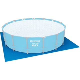 BESTWAY PE-Bodenplane 488 x 488 cm, blau, quadratisch