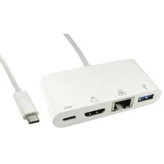 RS PRO Adapter, USB 3.1, USB C 1 Display, HDMI