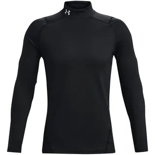 Under Armour CG Armour Fitted Mock Langarmshirt Schwarz XXL
