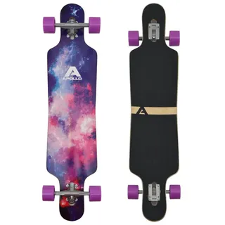 Apollo Twin Tip DT Longboard 40" aus mehrlagigem Holz für idealen Flex & Stabilität