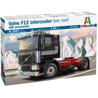 Italeri 3957 - Volvo F-12 Intercooler Low Roof Truck 1:24