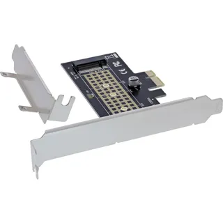 InLine PCI Express Karte zu 1x intern NVMe M.2 Key M, PCIe x1