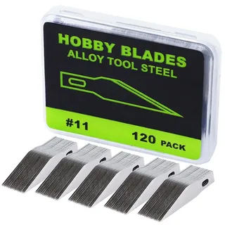 Headley Tools Skalpell Klingen (120 Stück) - Ultrascharfe #11 Ersatzklingen für Skallpelle, Hobbymesser, Bastellmesser - inkl. Aufbewahrungsbox