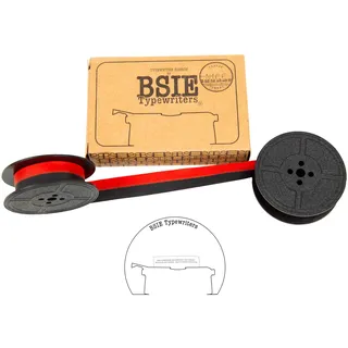 Olympia Schreibmaschinenband Olympia – DIN 2103 / DIN 32755 / GR1 – BSIE Typewriters (Schwarz & Rot)
