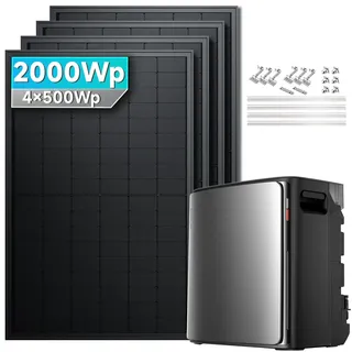 EcoFlow Stream Ultra X 3,84 kWh inkl. 4 x 500 W Solarmodule