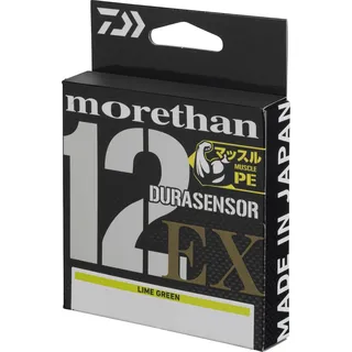Daiwa Morethan 12ex Geflochtene Schnur 200 M - Lime Green - 0.180 mm