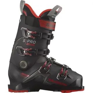 Salomon S/pro HV 100 Gw Alpin-skischuhe - Black / Red / Beluga - 26.0-26.5