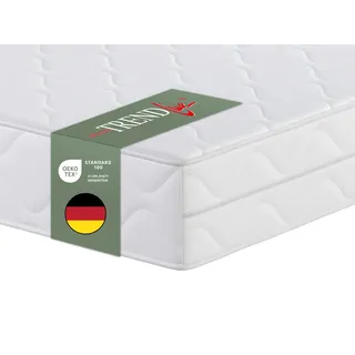 Badenia Trendline BT 100 2 in 1 Duo orthopädische 7-Zonen Komfortmatratze, Härtegrad 2 und 3, 140 x 200 cm, Öko-Tex zertifiziert, produziert nach deutschem Qualitätsstandard