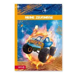 ROTH Zeugnismappe A4 Monstertruck